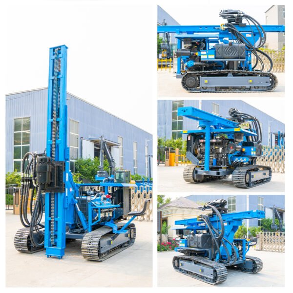 Heavy-Duty Solar Foundation Pile Driver - Hydraulic Drilling Equipment - 图片 3