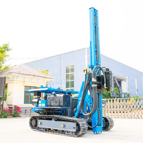 Heavy-Duty Solar Foundation Pile Driver - Hydraulic Drilling Equipment