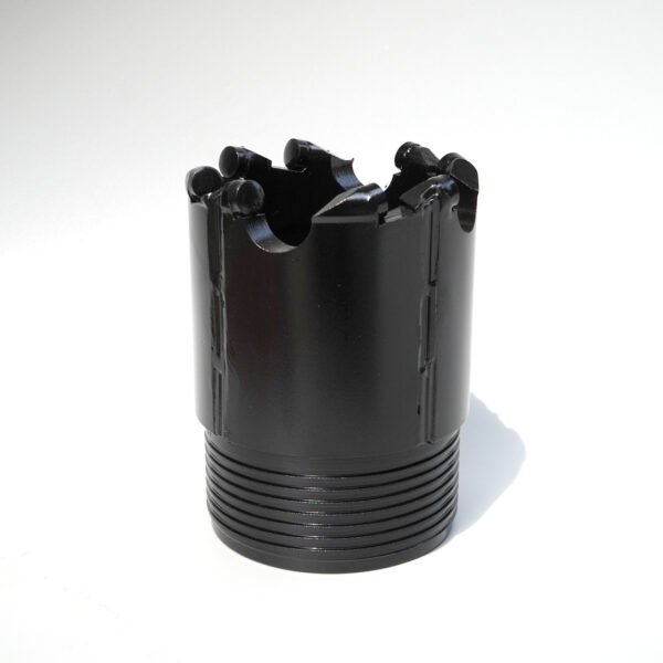 90mm Industrial Black PDC Bit | High Torque Design for Hard Rock Tunneling & Mineral Exploration