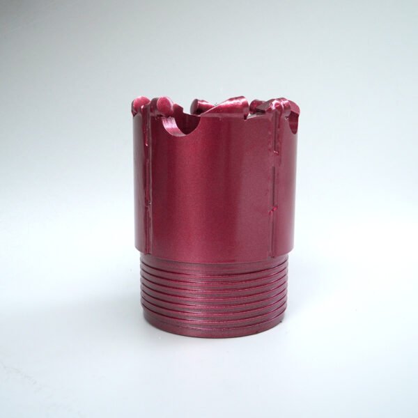 90mm Magenta PDC Core Drill Bit - High-Visibility Wear Indicator for Precision Rock Coring