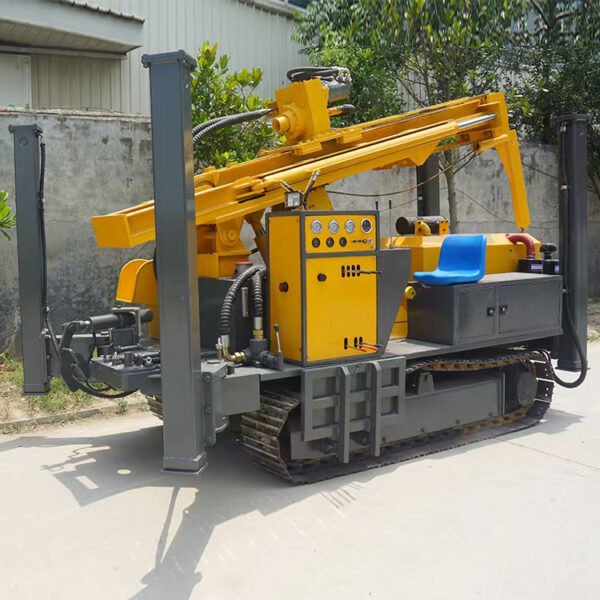 FY580 Pneumatic DTH Crawler Drilling Rig 100m 300m 500m 600m Drill Rig for Water Well Drilling