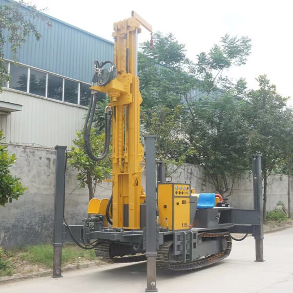 FY580 Pneumatic DTH Crawler Drilling Rig 100m 300m 500m 600m Drill Rig for Water Well Drilling - 图片 4