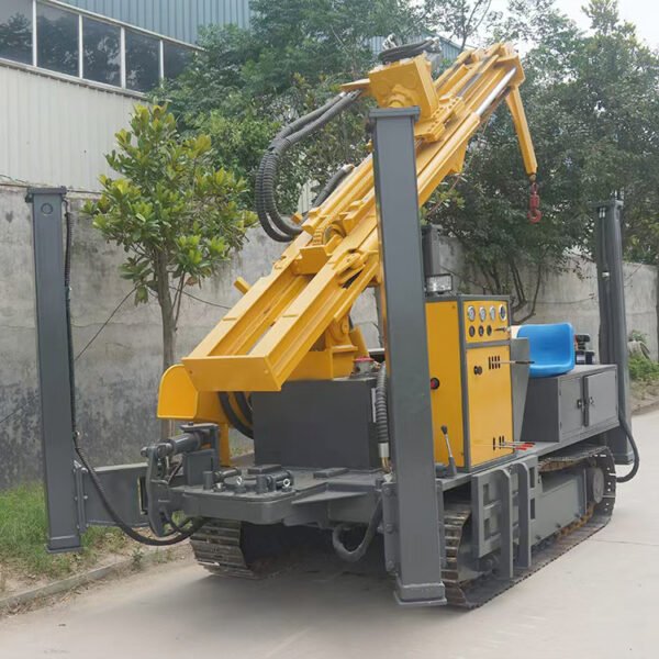FY580 Pneumatic DTH Crawler Drilling Rig 100m 300m 500m 600m Drill Rig for Water Well Drilling - 图片 2