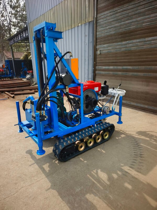 Crawler Drill Rig 150m 200m Hydraulic Track Mounted Drill Rig for Water Well Drilling