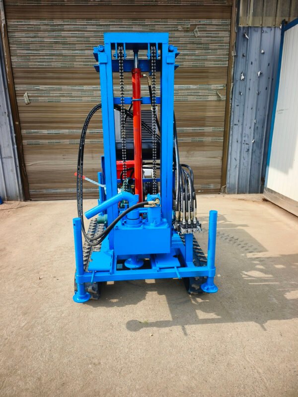 Crawler Drill Rig 150m 200m Hydraulic Track Mounted Drill Rig for Water Well Drilling - 图片 3
