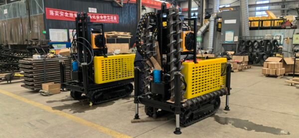 Crawler Drill Rig 150m 200m Hydraulic Track Mounted Drill Rig for Water Well Drilling - 图片 10