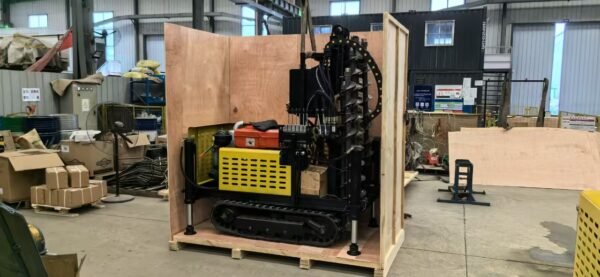 Crawler Drill Rig 150m 200m Hydraulic Track Mounted Drill Rig for Water Well Drilling - 图片 8