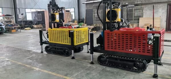 Crawler Drill Rig 150m 200m Hydraulic Track Mounted Drill Rig for Water Well Drilling - 图片 7