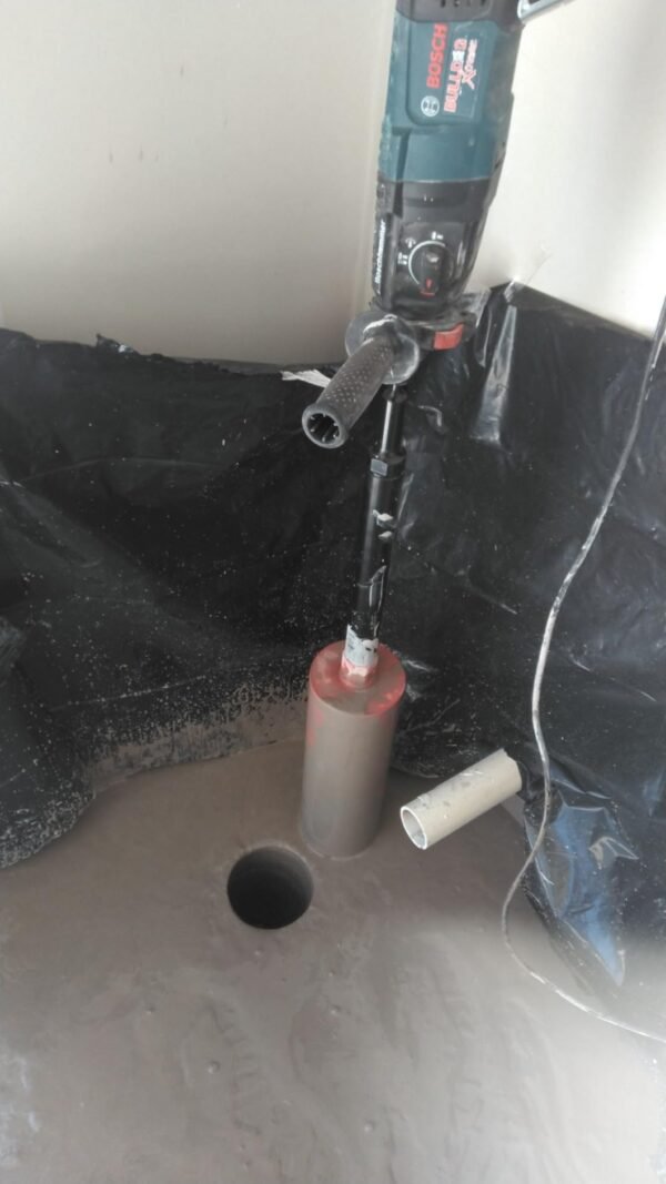 152mm 260mm Thread Core Bit Turbo Laser-Welded Segments Dry / Wet Diamond Core Drill Bits for Concrete with Rebar, Brick, Block - 图片 9