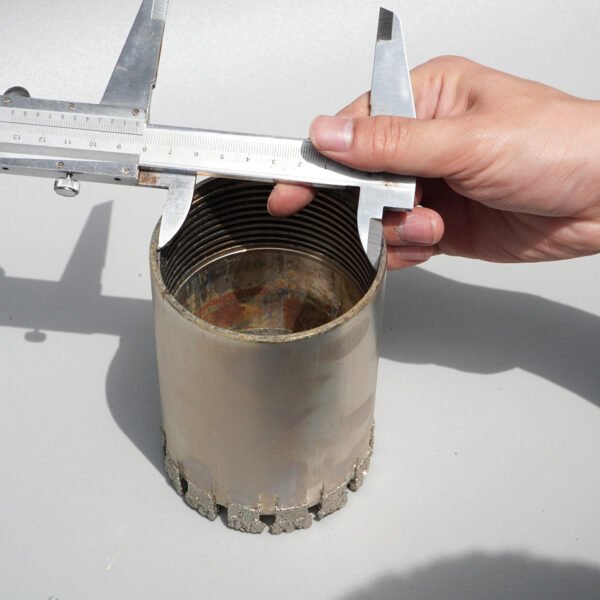 92mm Double Tube Electroplated Diamond Core Drill Bit – for Geological Exploration, Mineral & Oilfield Coring, Soil/Rock Sampling - 图片 4