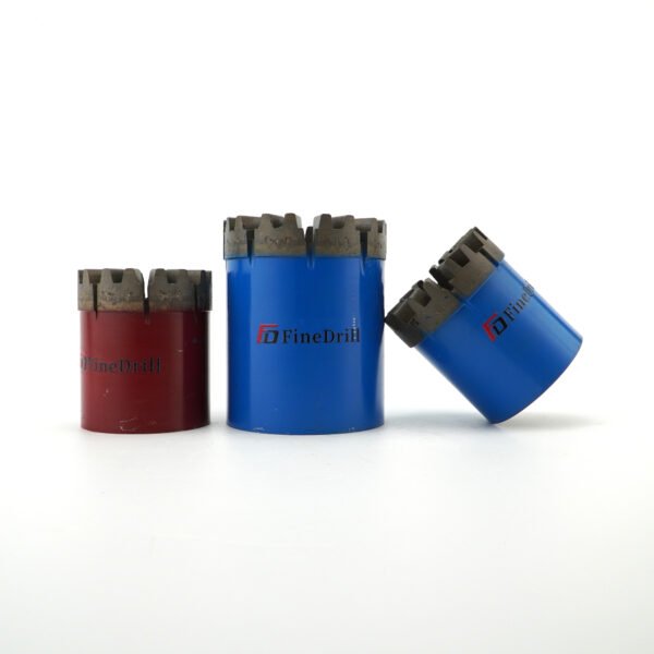 Double Tube HQ NQ Impregnated Core Drill Bit for Oil & Gas / Tunneling / Deep Drilling Hard Rock Efficient Sampling