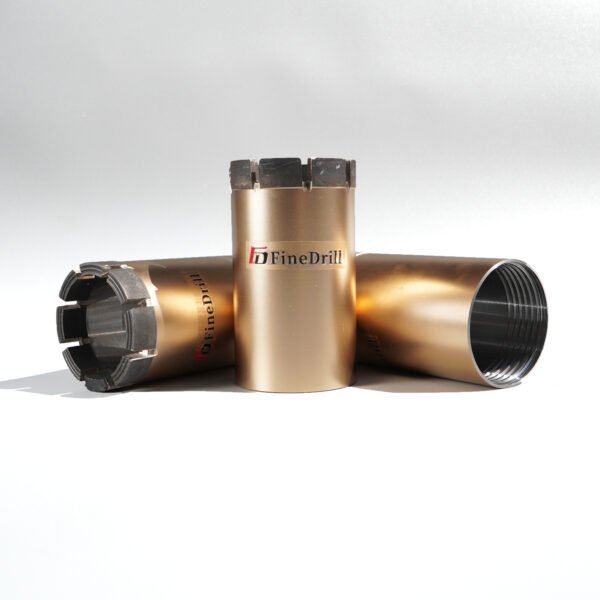 76mm Gold-Color Diamond Impregnated Core Bit · High Efficiency & Durability · For Geological/Engineering Drilling - 图片 2