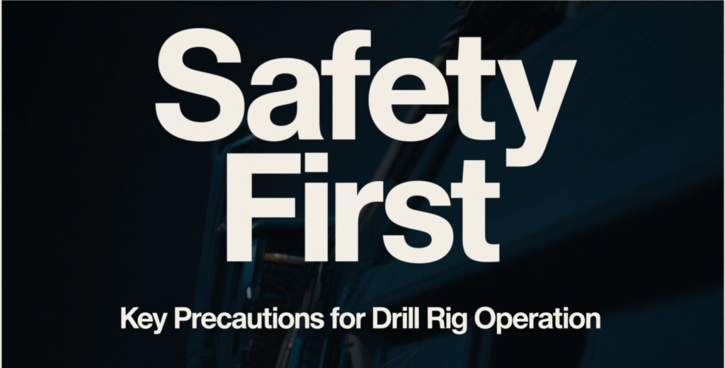 制作海报 1 Safety First: Key Precautions for Drill Rig Operation