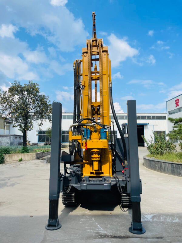 Full Hydraulic Crawler Mounted 100 M 200 M 250 M 260 M Borehole Drill Wells Water Well Drilling Rigs Machine - 图片 11