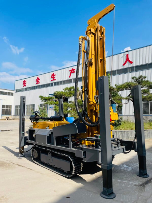 Full Hydraulic Crawler Mounted 100 M 200 M 250 M 260 M Borehole Drill Wells Water Well Drilling Rigs Machine - 图片 8