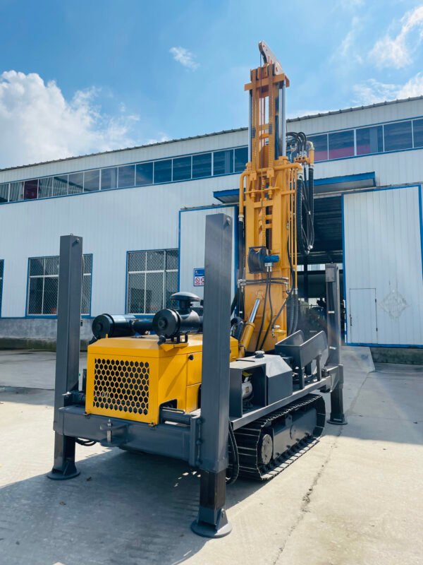 Full Hydraulic Crawler Mounted 100 M 200 M 250 M 260 M Borehole Drill Wells Water Well Drilling Rigs Machine - 图片 7