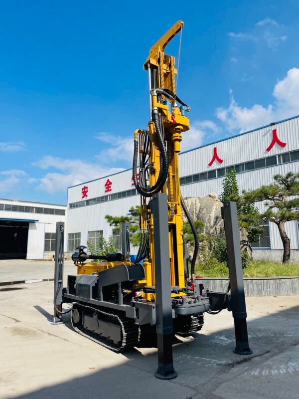 Full Hydraulic Crawler Mounted 100 M 200 M 250 M 260 M Borehole Drill Wells Water Well Drilling Rigs Machine - 图片 5
