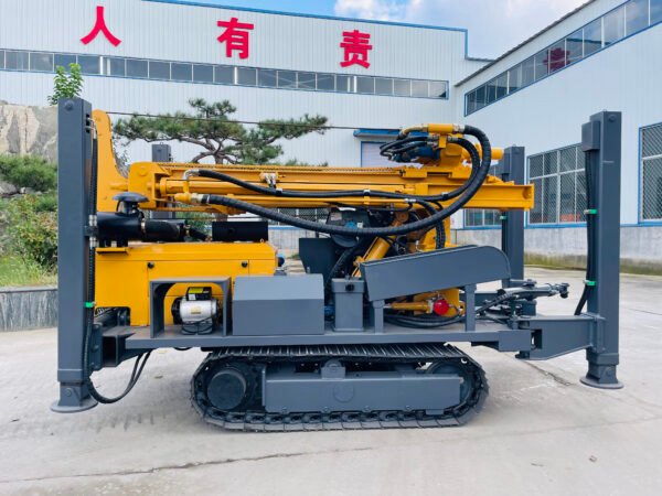 Full Hydraulic Crawler Mounted 100 M 200 M 250 M 260 M Borehole Drill Wells Water Well Drilling Rigs Machine - 图片 16