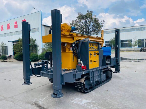 Full Hydraulic Crawler Mounted 100 M 200 M 250 M 260 M Borehole Drill Wells Water Well Drilling Rigs Machine - 图片 13