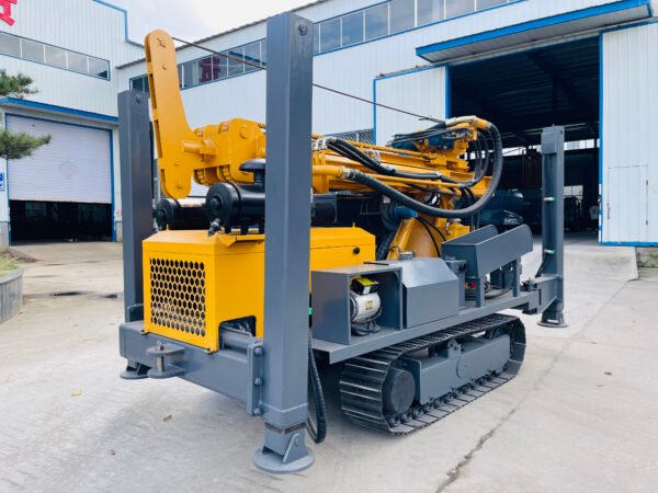 Full Hydraulic Crawler Mounted 100 M 200 M 250 M 260 M Borehole Drill Wells Water Well Drilling Rigs Machine - 图片 12