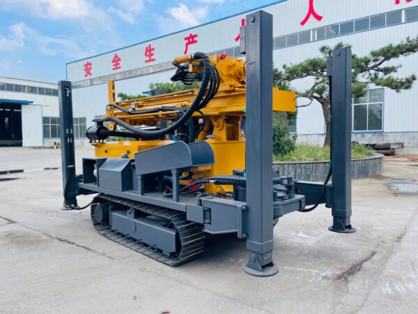 Full Hydraulic Crawler Mounted 100 M 200 M 250 M 260 M Borehole Drill Wells Water Well Drilling Rigs Machine - 图片 3