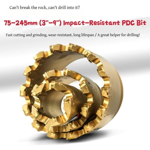 127mm 6inch 7inch 8inch 9inch 245mm PDC Core Drill Bit - 图片 2